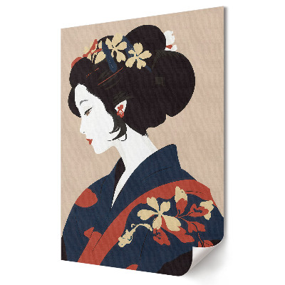 A japán szépség eleganciája a hagyományban fali poszter