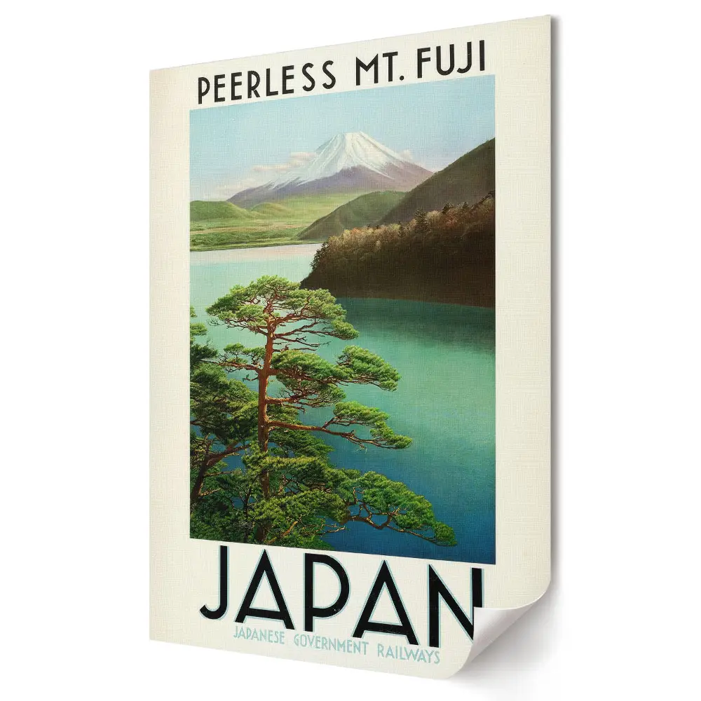 A Fuji-hegy pompája Japánban poszter