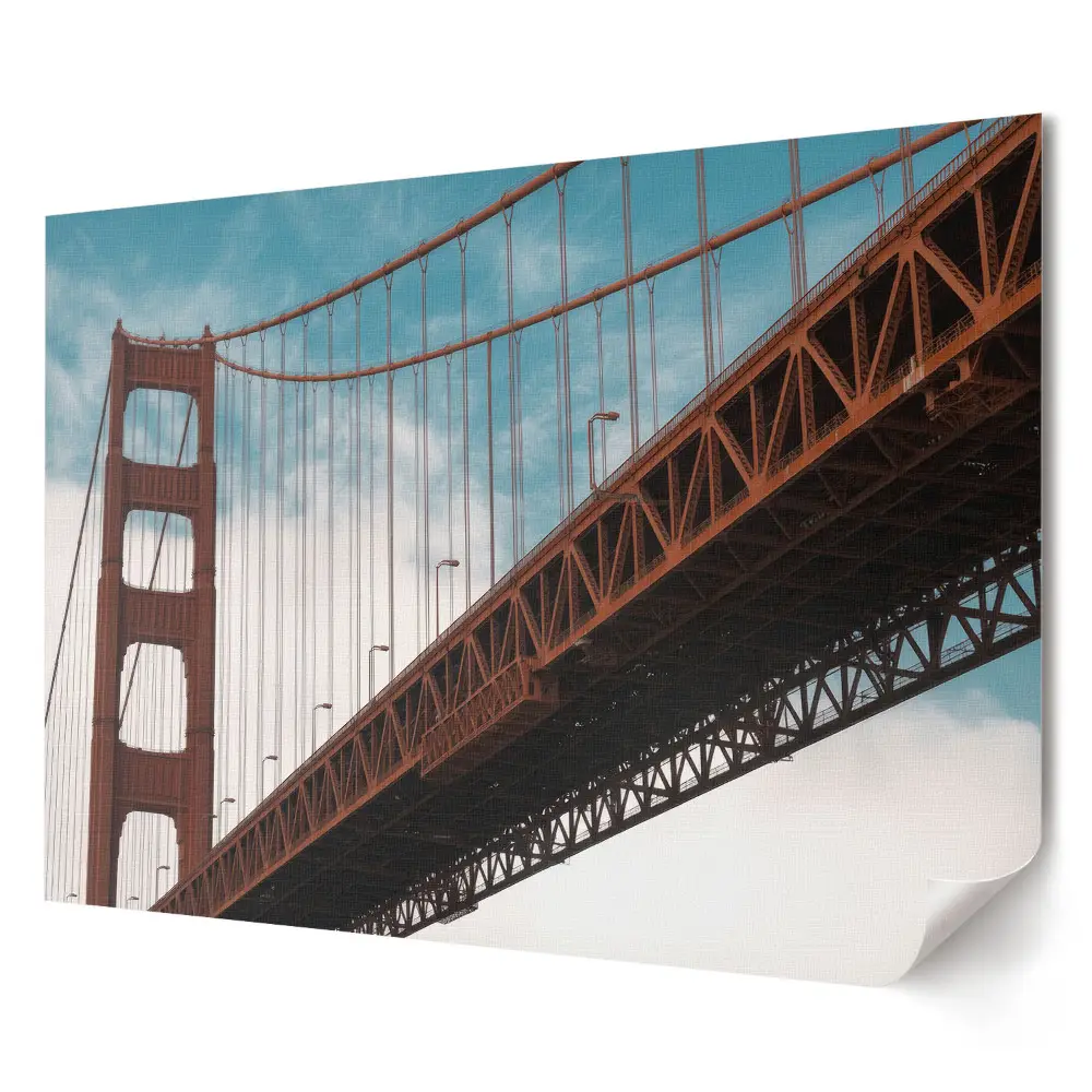 A Golden Gate híd teljes pompájában fali poszter