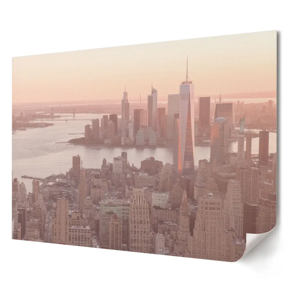 New York-i naplemente faliposzter
