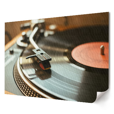 Retro poszter Vinyl zene új stílusban
