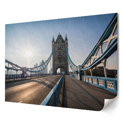 Retro poszter Tower Bridge Londonban