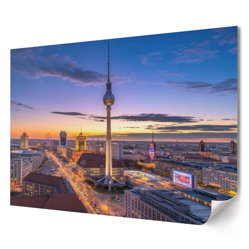Naplemente Berlin felett poszter