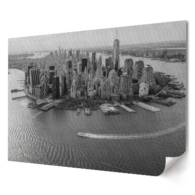 Retro poszter New York fekete-fehérben
