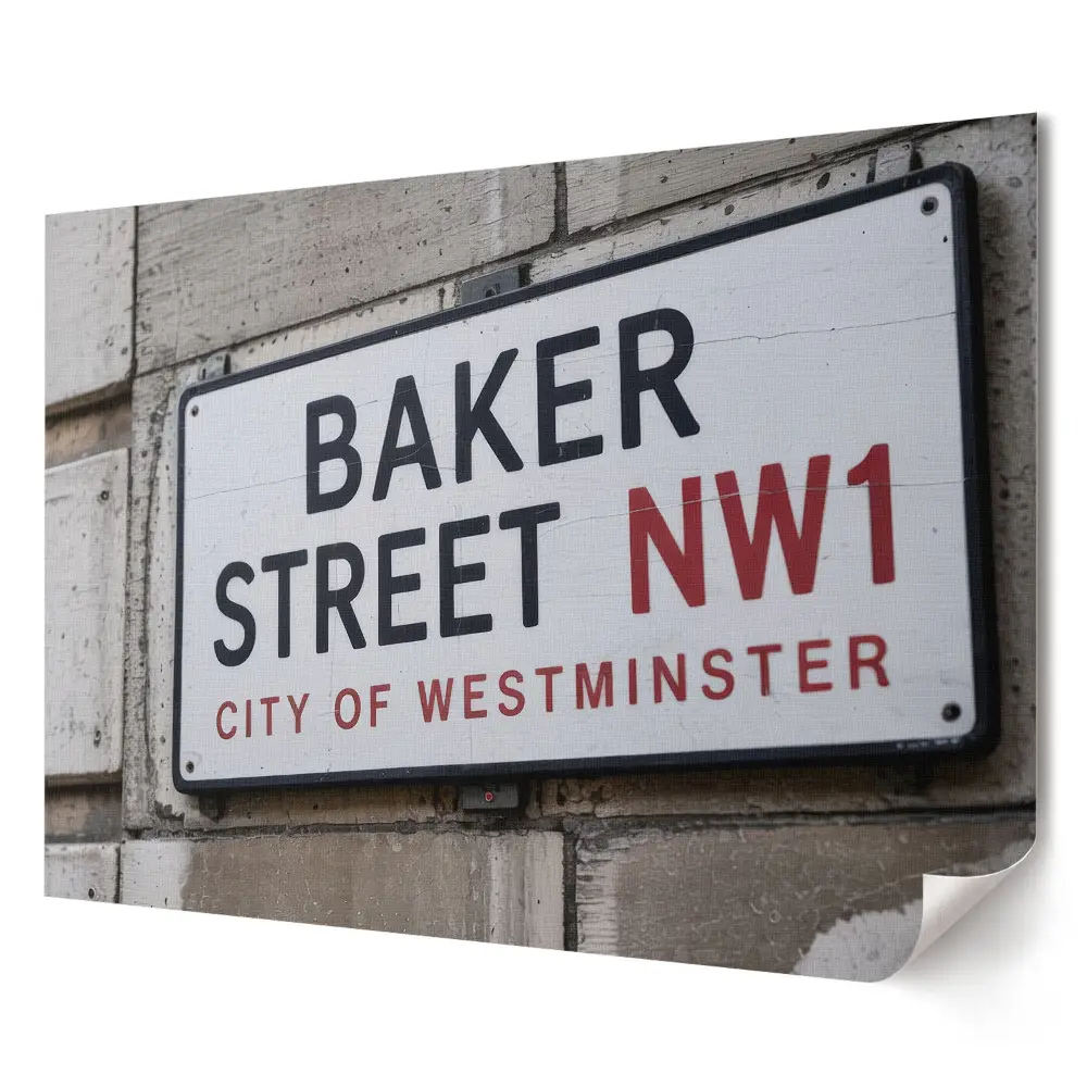 Baker Street Westminster retro poszter