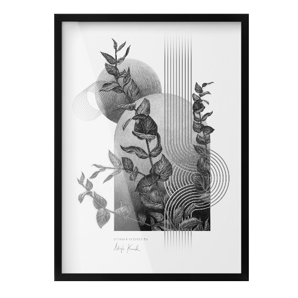 Fekete fénykép képkeret 50x70 cm