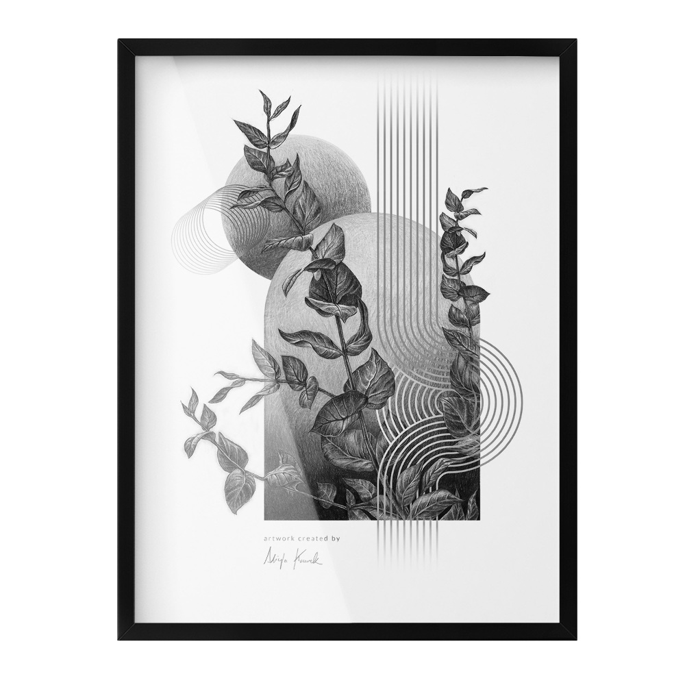 Fekete plakátkeret 60x80 cm