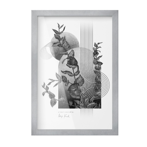 Ezüst képkeret falra 20x30 cm