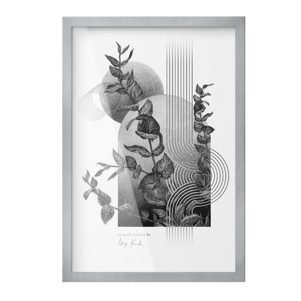 Ezüst plakátkeret 40x60 cm