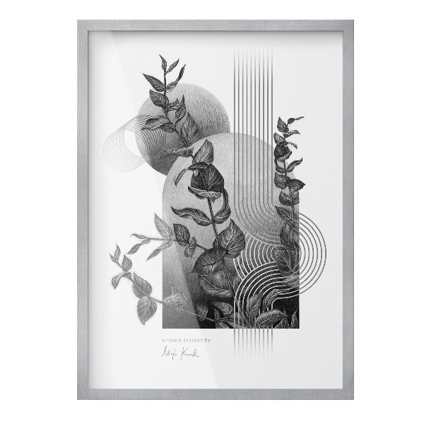 Ezüst fénykép képkeret 50x70 cm