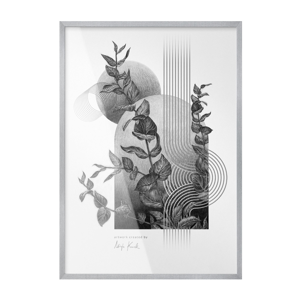 Ezüst fénykép képkeret 70x100 cm