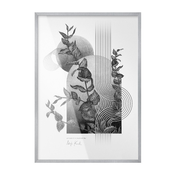 Ezüst fénykép képkeret 70x100 cm