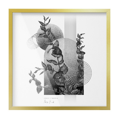 Arany plakátkeret 50x50 cm