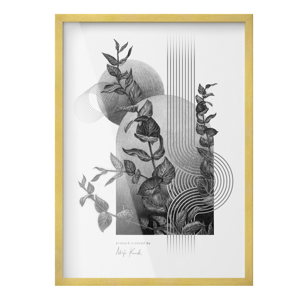 Arany plakátkeret 50x70 cm