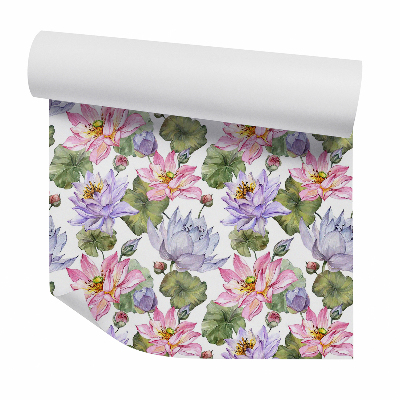 Fotótapéta falra Vázlat gyönyörű színes liliomok