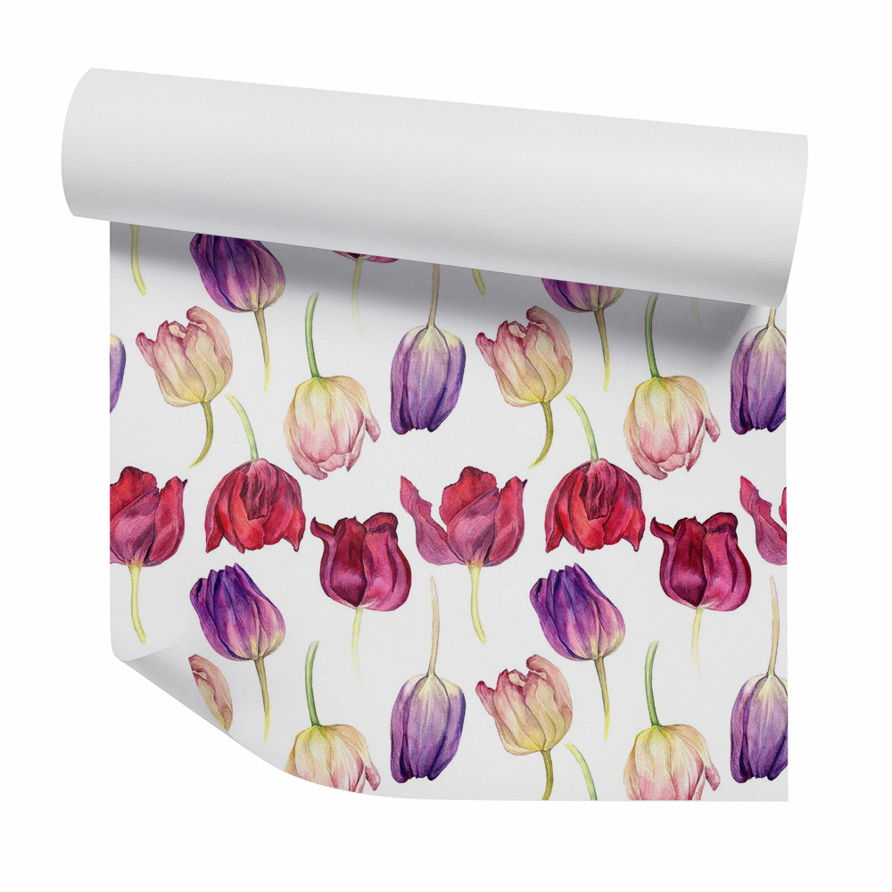 Fotótapéta falra Színes dekoratív tulipánok