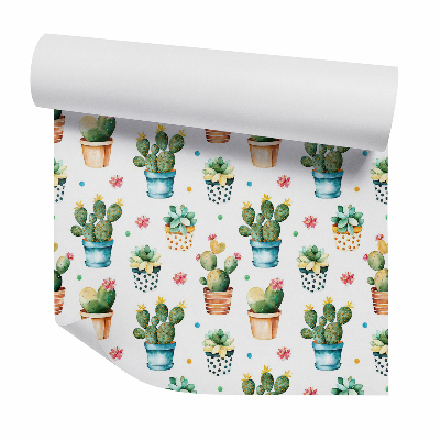 Dekor tapéta Kaktusz dekoratív cserépben