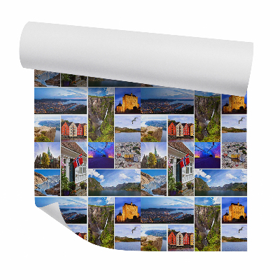 Foto tapeta Gyönyörű kilátás nyílik az építészetre és a tájra