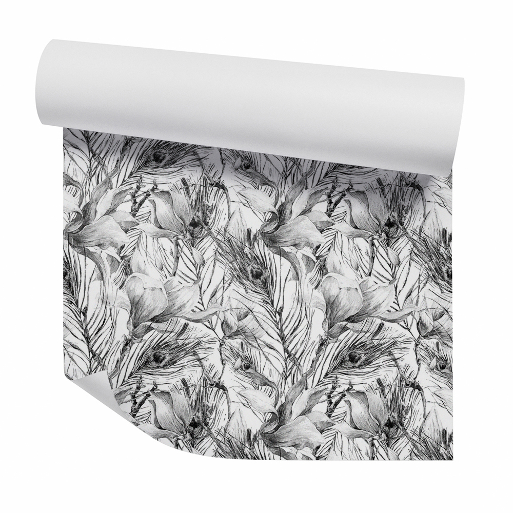 Zidna tapeta Növények akvarell vázlat