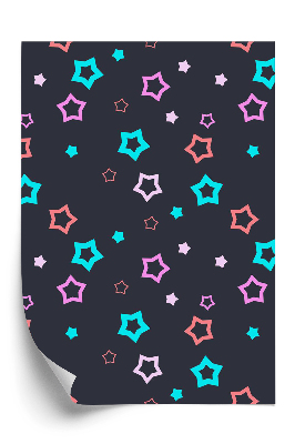 Tapéta Csillagok sötét alapon