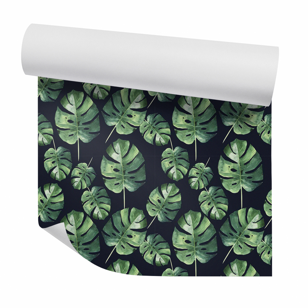 Dekor tapéta Trópusi monstera levelek