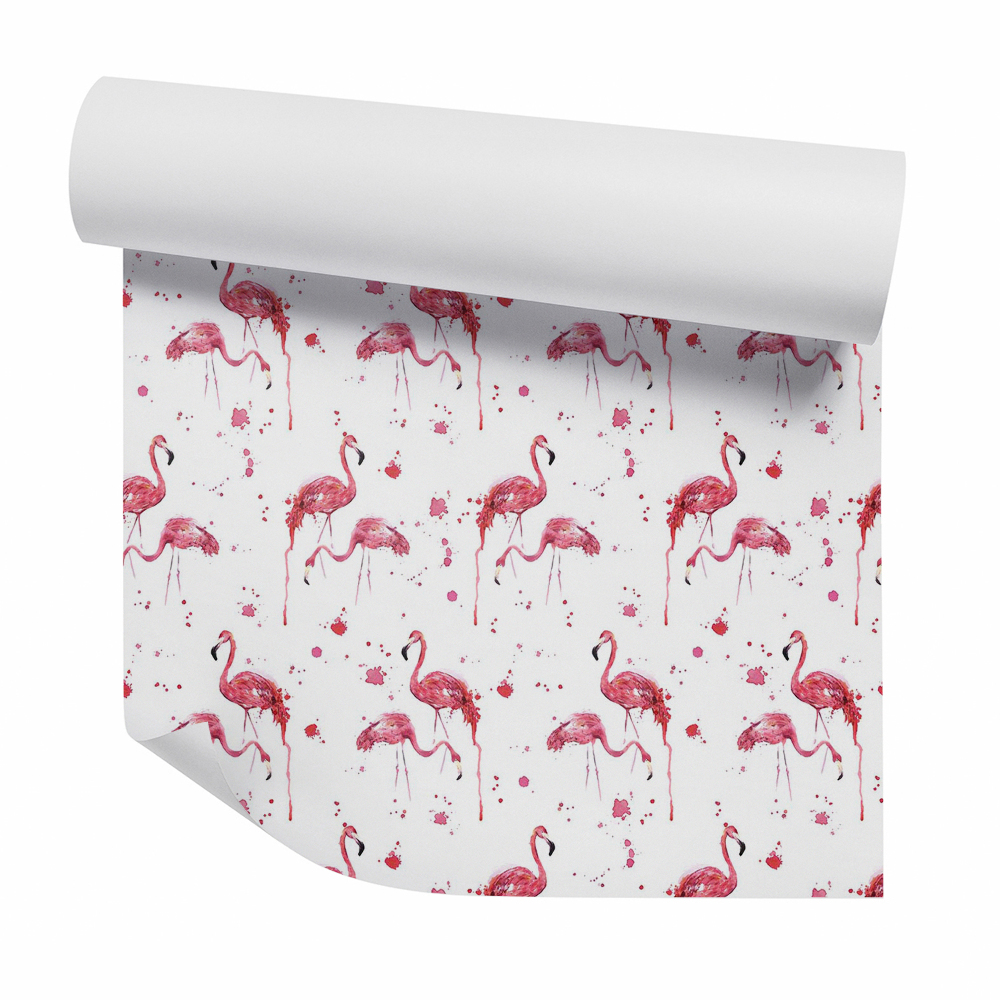 Fotótapéta falra Rózsaszínben olvadó flamingók