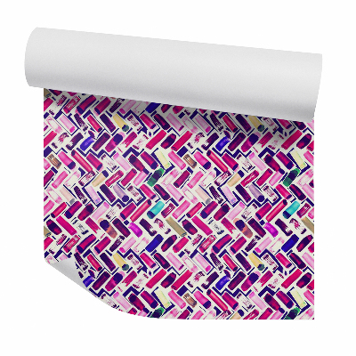 Foto tapeta Dekoratív rózsaszín geometriai figurák