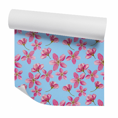 Modern tapéta Rózsaszín hulló virágok