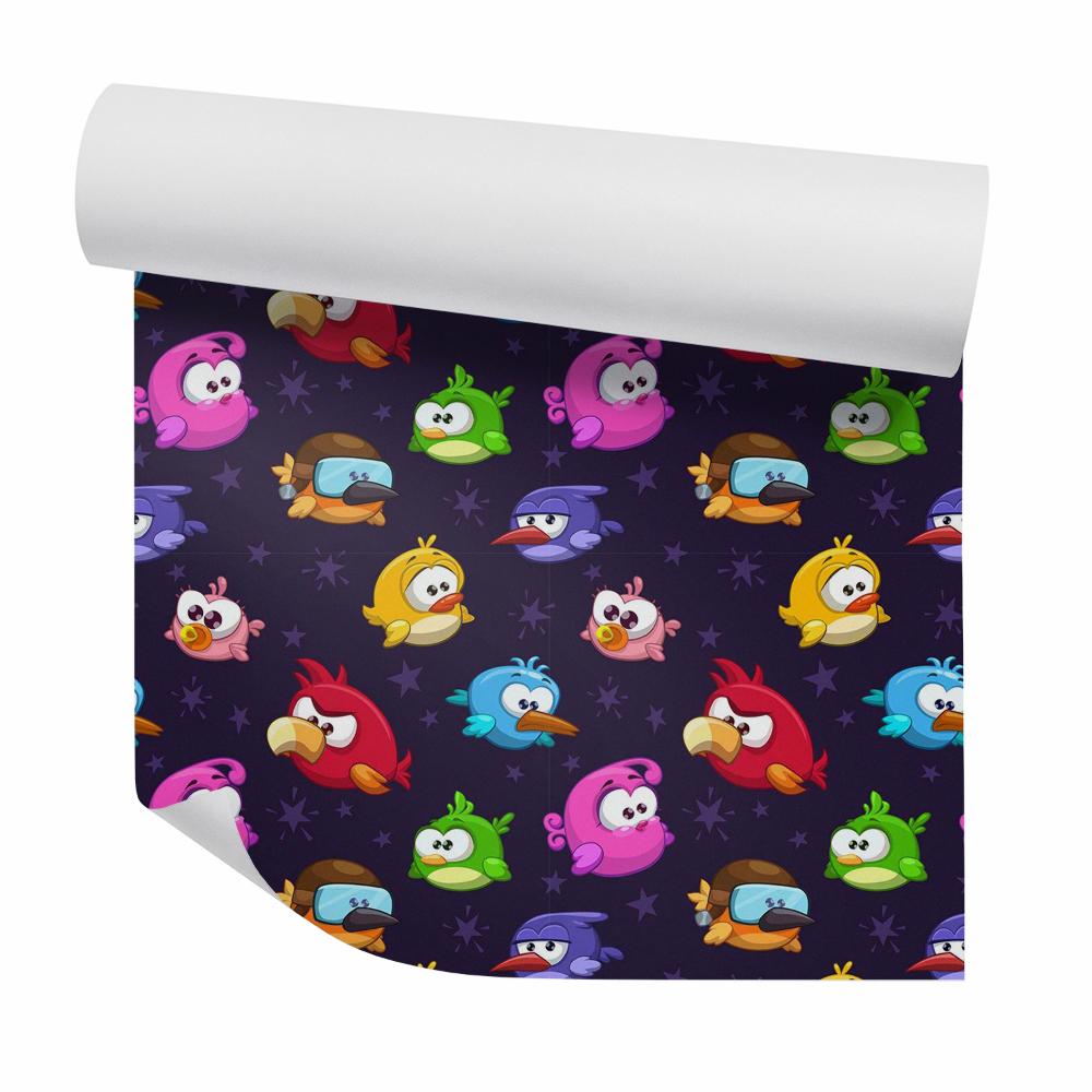 Zidna tapeta Angry Birds gyerekek minták