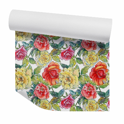 Fotótapéta falra Tarka pasztell virágok