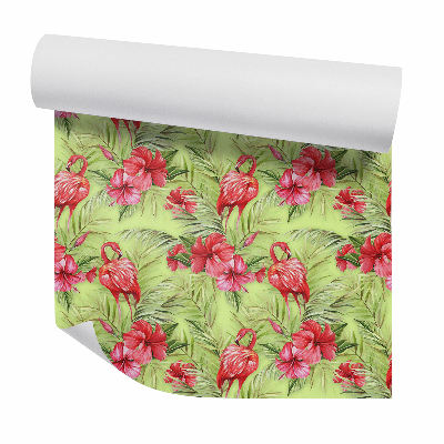 Foto tapeta Flamingók magas fűben