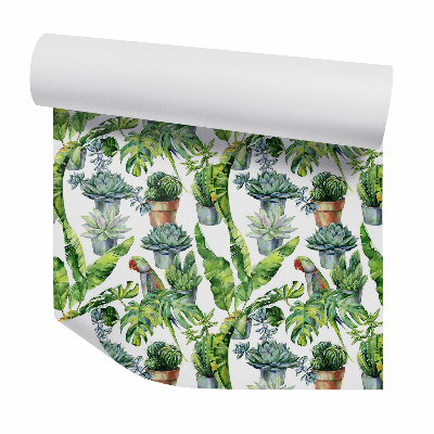 Dekor tapéta Papagáj a hazai növények között