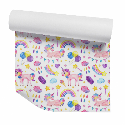 Dekor tapéta Az egyszarvúak szivárványos földje