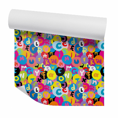 Modern tapéta Absztrakt színes betűk