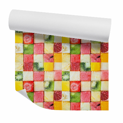 Foto tapeta Gyümölcs kockákban