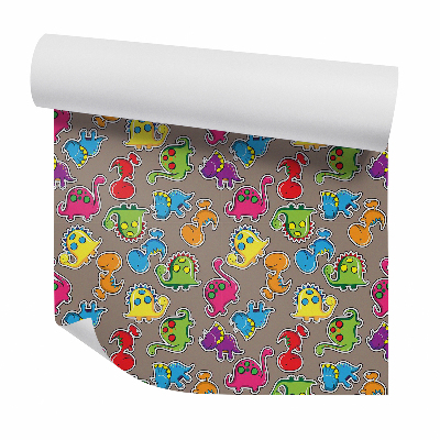 Fotótapéta falra Aranyos dinoszaurusz matricák