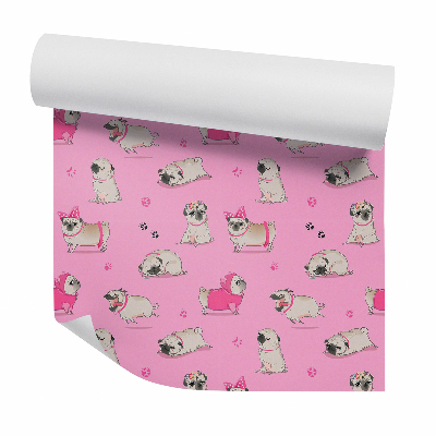 Foto tapeta Mopsz kutya ruhában