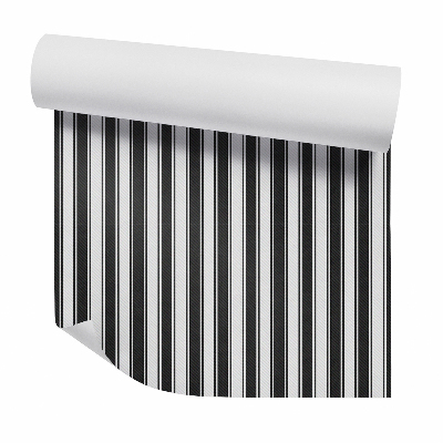 Modern tapéta Fekete-fehér függőleges csíkok