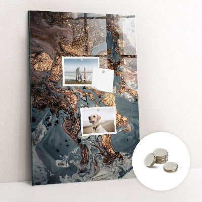 Mágnes tábla Márvány művészet