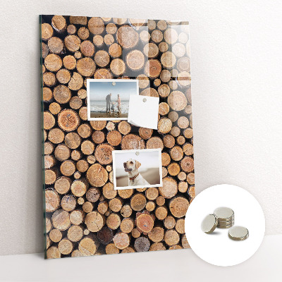 Mágnes tábla Fatuskók