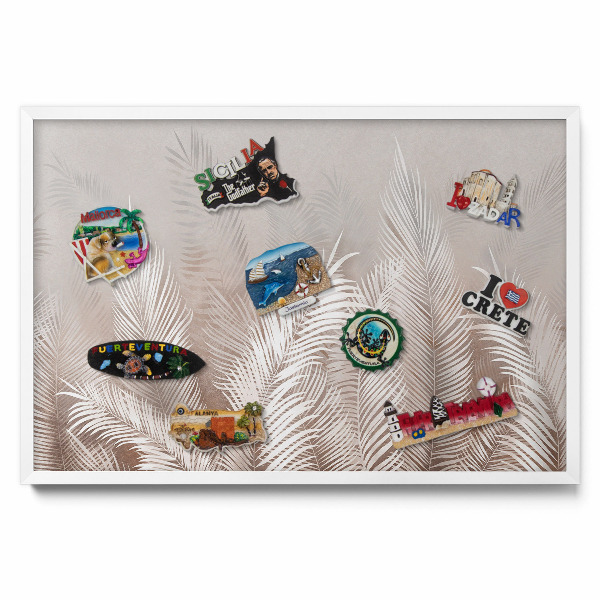 Természetes bohém levelek Mágnestábla