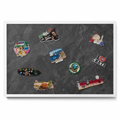 Sötét kőszerkezet Mágneses tábla