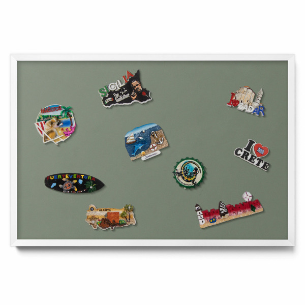 Olíva színű Mágnestábla