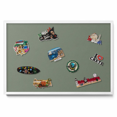 Olíva színű Mágnestábla