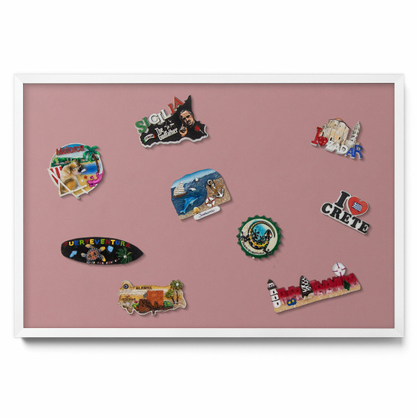 Pasztell rózsaszín szín Mágnestábla