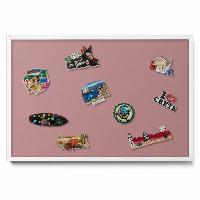 Pasztell rózsaszín szín Mágnestábla