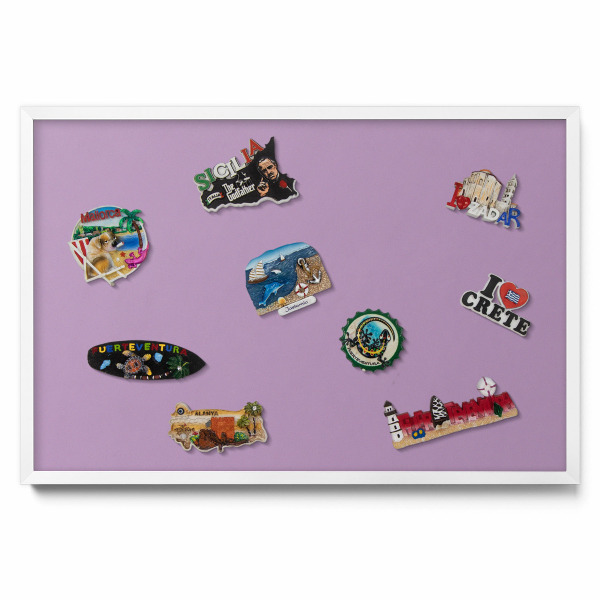 Pasztelllila szín Mágneses tábla