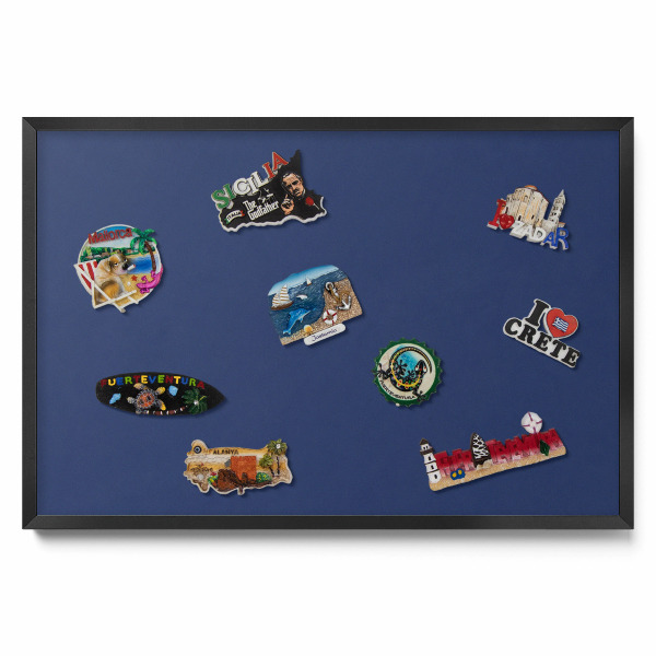 sötétkék színű Mágnes tábla