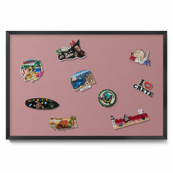 Pasztell rózsaszín szín Mágneses tábla