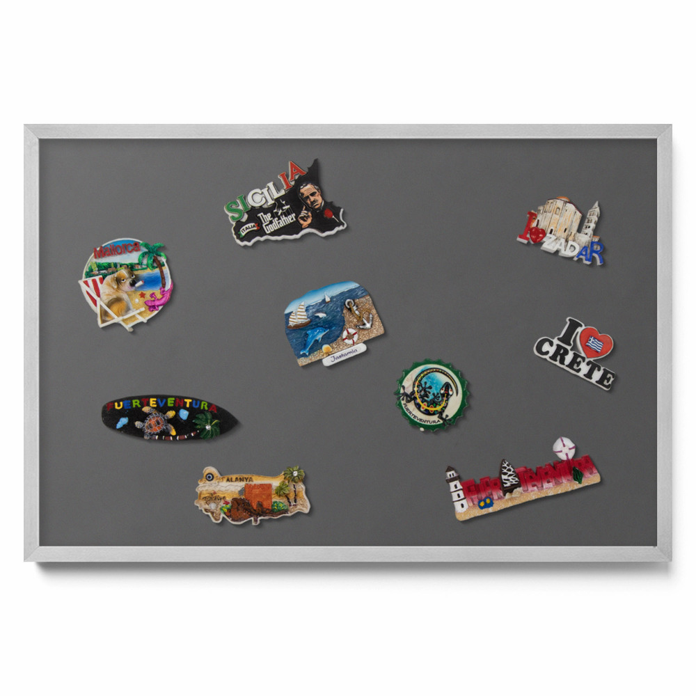 Szín: sötétszürke Mágneses tábla